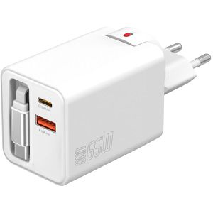 Produktbild für USB-Ladegerät 4smarts GaN Flex Jojo, 65 Watt