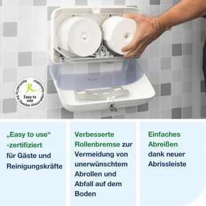 Produktbild für Toilettenpapierspender Tork Elevation, OptiServe, 558060, T7