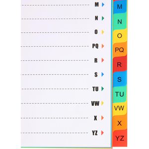 Produktbild für Register D.RECT 009136, A4, A-Z