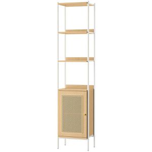 Bücherregal Vasagle LLS122W57, weiß / eiche