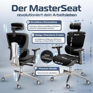 Produktbild für Bürostuhl CLOUVOU MasterSeat