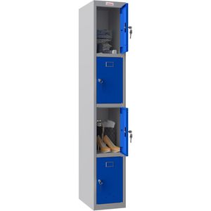 Schließfachschrank Phoenix PL1430GBK, blau