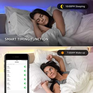 Produktbild für LED-Streifen Lepro dimmbar, weiß + RGB