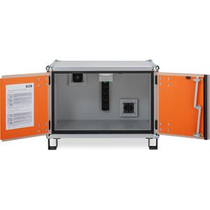 Produktbild für Akku-Ladeschrank CEMO Basic 8/5, mit 4 Steckdosen