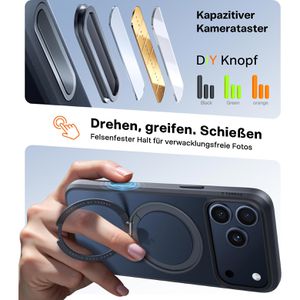 Produktbild für Handyhülle Torras Ostand Pro Series, MagSafe, schwarz