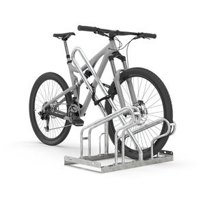 Produktbild für Fahrradunterstand WSM Leipzig L14 GE2302, grauweiß, aus Metall