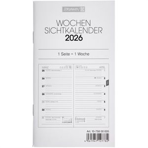Produktbild für Taschenkalender Brunnen Ersatzkalendarium, 2026