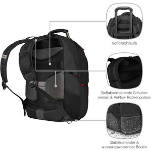 Produktbild für Laptop-Rucksack Wenger Pegasus Deluxe, 606492, schwarz