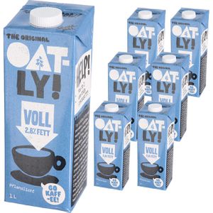 Oatly Haferdrink Voll, je 1 Liter, 6 Stück