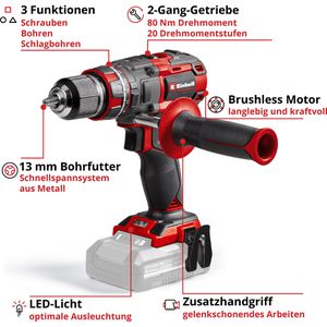 Produktbild für Akku-Schlagbohrschrauber Einhell-Professional TP-CD 18/80 Li-i