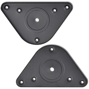 Produktbild für Tischbein vidaXL 242148, schwarz aus Metall