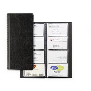 Produktbild für Visitenkartenmappe Durable 238001 Visifix 96, schwarz, A5