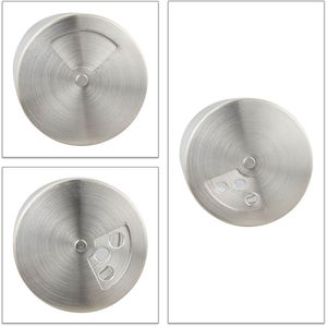 Produktbild für Gewürzgläser Relaxdays aus Glas, mit Edelstahlmantel &amp; -deckel