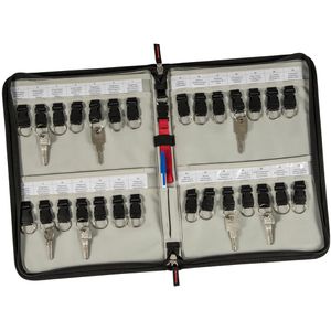 Produktbild für Schlüsselmappe Eichner 9201-00035, schwarz / rot