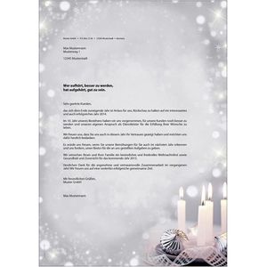 Produktbild für Weihnachtsbriefpapier Sigel DP178, Christmas Silence