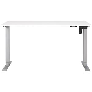 Produktbild für Schreibtisch Germania Profi 3.0, 8023-639, weiß / silber