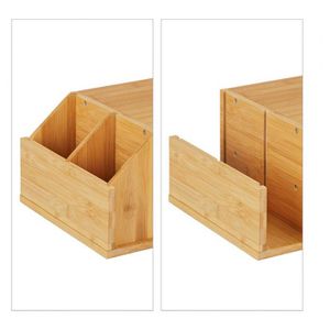 Produktbild für Monitorständer Relaxdays 10039876, Bambus