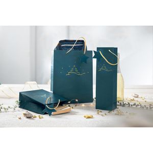 Produktbild für Geschenktüte Sigel GT035 Christmas Tree petrol