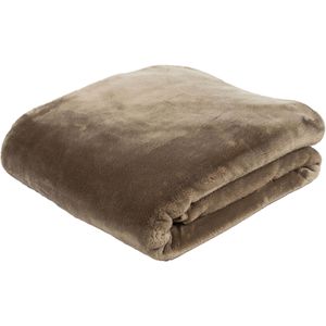 Kuscheldecke Gözze Premium Cashmere Feeling, taupe