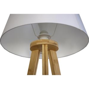 Produktbild für Stehlampe Unilux Tooka LED, braun/weiß, 152 cm