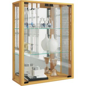 Produktbild für Glasvitrine VCM Udina, mit Spiegelrückwand, hängend