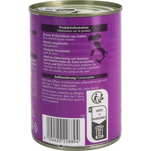 Produktbild für Gemüsekonserve Alnatura Braune Kichererbsen, BIO