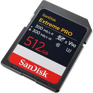 Produktbild für SD-Karte SanDisk Extreme Pro, SDSDXDM-512G-GN4IN, 512GB