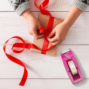 Produktbild für Klebebandabroller RAPESCO 300, 1621, pink