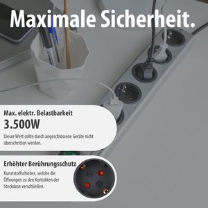 Produktbild für Steckdosenleiste Brennenstuhl Super-Solid, 2,5m