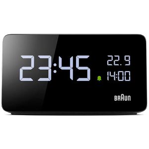 Produktbild für Wecker Braun BC20B schwarz, digital