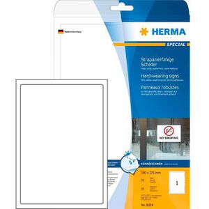 Produktbild für Folienetiketten Herma 8334, weiß matt
