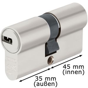 Produktbild für Schließzylinder Abus EC550, mit 3 Schlüsseln