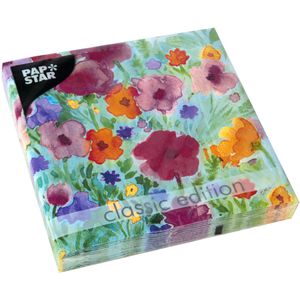 Produktbild für Servietten Papstar 88083 Flower Field