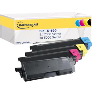 Toner Böttcher-AG für Kyocera TK-590 KCMY Multipack