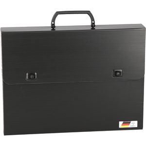 Zeichenmappe Rumold 370104, schwarz, A4