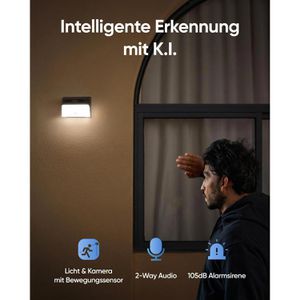 Produktbild für Überwachungskamera Eufy Solar Light Cam S120 außen