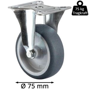 Produktbild für Apparaterolle CASCOO Serie P2T2, mit Anschraubplatte