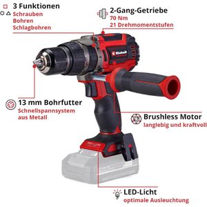 Produktbild für Akku-Schlagbohrschrauber Einhell-Professional TP-CD 18/70 Li-i