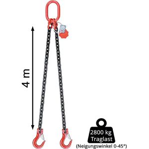 Produktbild für Kettengehänge Dolezych Traglast 2,8 t, 2-Strang