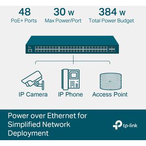Produktbild für Switch TP-Link Omada, SG3452P, managed
