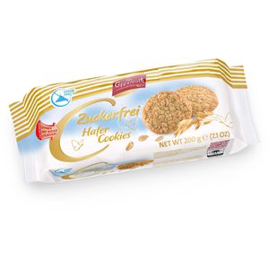 Coppenrath Kekse Hafer Cookies, zuckerfrei, 200 g