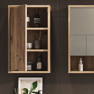 Produktbild für Bad-Hängeschrank Vicco Eliza Viking Oak, eiche