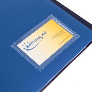 Produktbild für Angebotsmappe Foldersys Twin, blau, A4