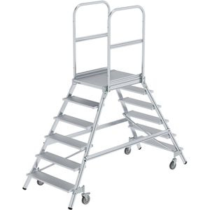 Podestleiter MUNK 50206, beidseitig begehbar