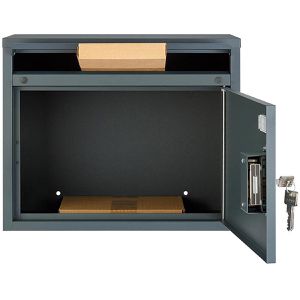 Produktbild für Briefkasten SafePost ScanPro 910PZ, anthrazit, aus Stahl