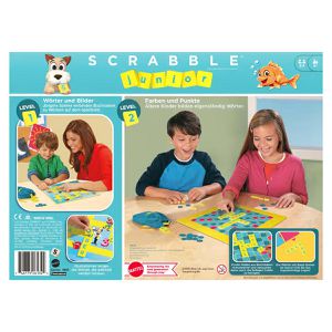 Produktbild für Brettspiel Mattel Y9670, Scrabble Junior