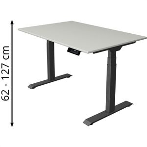 Produktbild für Schreibtisch Kerkmann Move 1 stable, lichtgrau / anthrazit