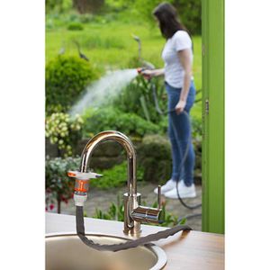 Produktbild für Hahnverbinder Gardena 18210-20, aus Kunststoff