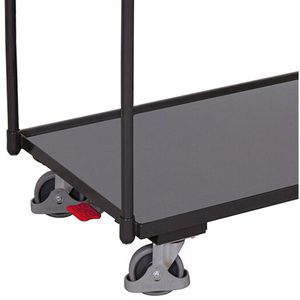 Produktbild für Tischwagen VARIOfit sw-600.500/AG, Metall &amp; Holz