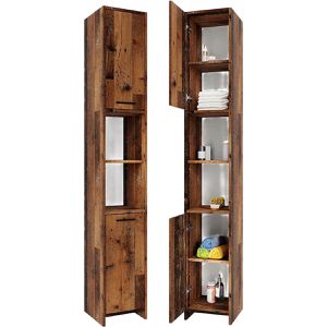 Produktbild für Badschrank Vicco Kiko, eiche rustikal